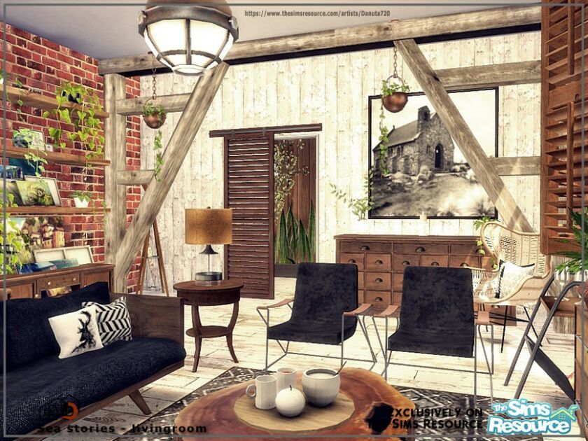 SEA Stories – Livingroom 4 sims 4 cc sea stories livingroom by danuta720 5