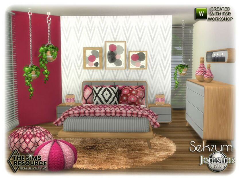 Sekzum Bedroom By Jomsims 1 Sekzum Bedroom By Jomsims Sims 4 CC