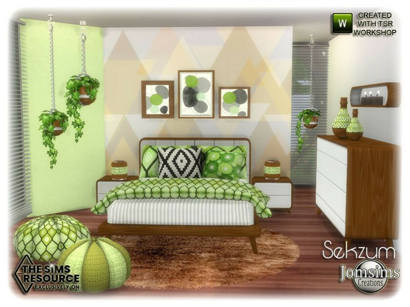 Sekzum Bedroom By Jomsims 7 sims 4 cc sekzum bedroom by jomsims 3