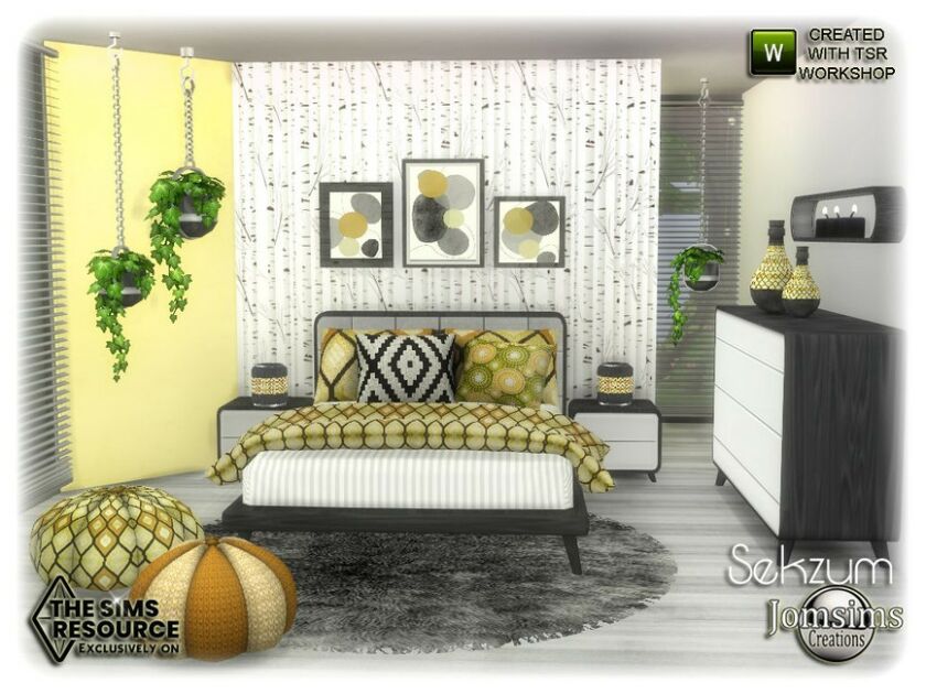 Sekzum Bedroom By Jomsims 5 sims 4 cc sekzum bedroom by jomsims 4
