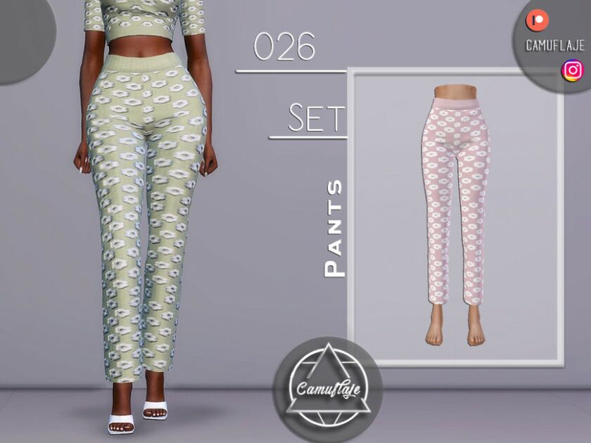 SET 026 – Pants By Camuflaje Sims 4 CC