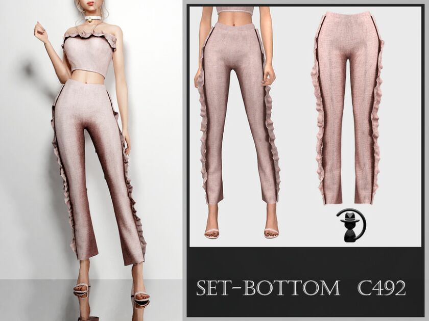 Set-Bottom C492 By Turksimmer 1 Set-Bottom C492 By Turksimmer Sims 4 CC