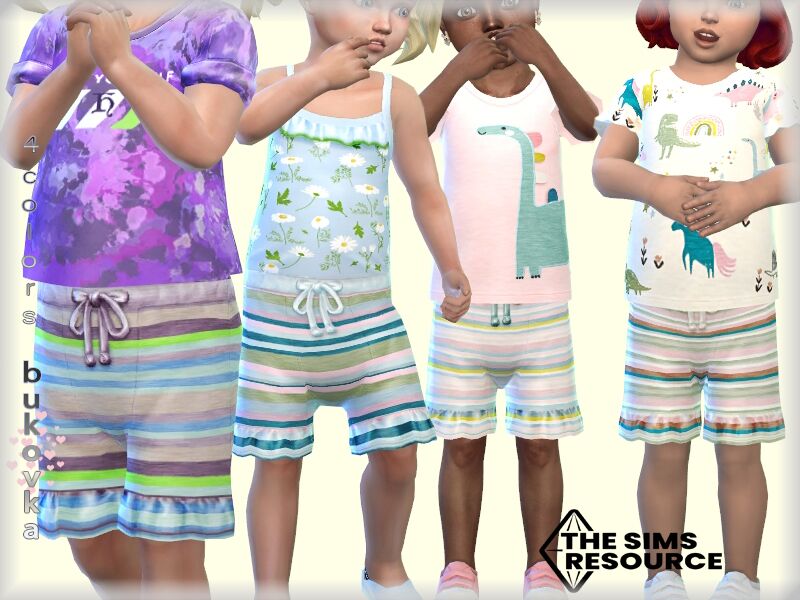 Short Dino Female By Bukovka 1 Short Dino Female By Bukovka Sims 4 CC