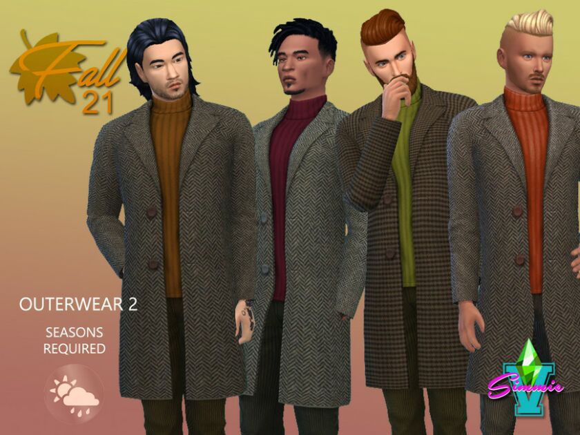 Fall21 Outerwear 2 By Simmiev 1 Fall21 Outerwear 2 By Simmiev Sims 4 CC