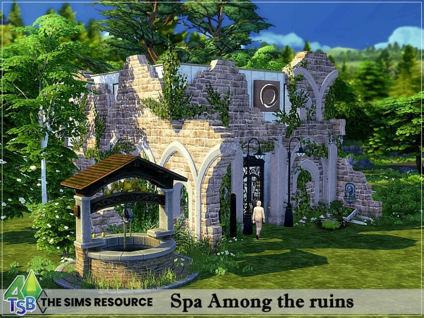 SPA Among The Ruins || Industrial || NO CC By Bozena 1 SPA Among The Ruins || Industrial || NO CC By Bozena Sims 4 CC