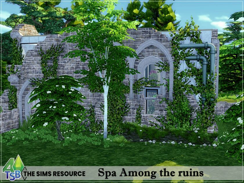 SPA Among The Ruins || Industrial || NO CC By Bozena 7 sims 4 cc spa among the ruins industrial no cc by bozena 2