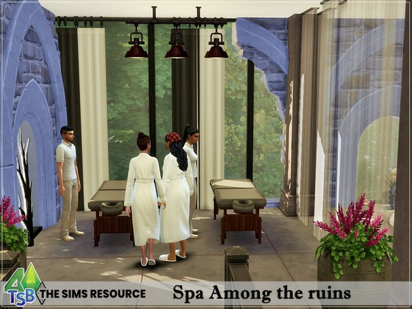 SPA Among The Ruins || Industrial || NO CC By Bozena 3 sims 4 cc spa among the ruins industrial no cc by bozena 5
