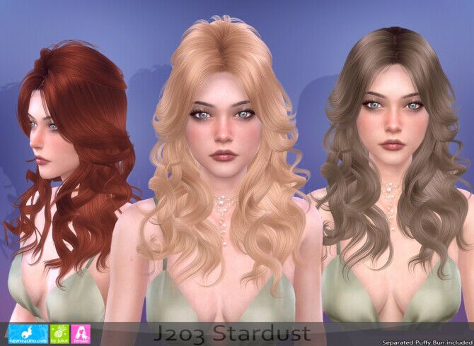 Stardust Hairstyle 1 Stardust Hairstyle Sims 4 CC