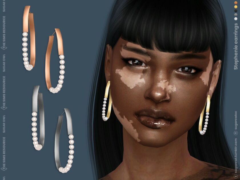 Stephenie Earrings 1 Stephenie Earrings Sims 4 CC