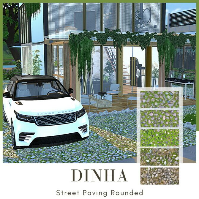 Street Paving Rounded Floor & Terrain 1 Street Paving Rounded Floor & Terrain Sims 4 CC