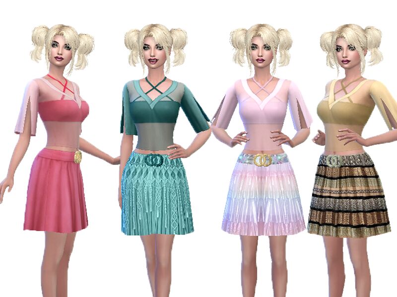 Teesheer TOP Recolor By Trudieopp 1 Teesheer TOP Recolor By Trudieopp Sims 4 CC