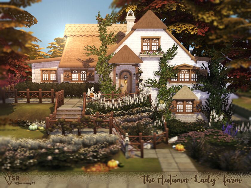 The Autumn Lady Farm NO CC By Moniamay72 1 The Autumn Lady Farm NO CC By Moniamay72 Sims 4 CC