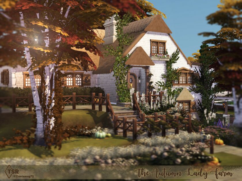 The Autumn Lady Farm NO CC By Moniamay72 7 sims 4 cc the autumn lady farm no cc by moniamay72 2