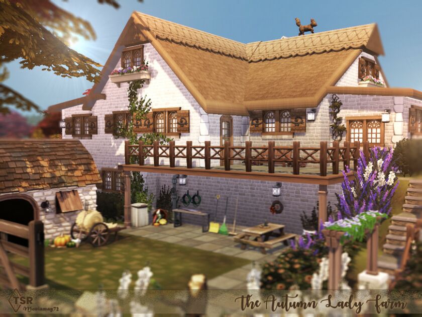 The Autumn Lady Farm NO CC By Moniamay72 5 sims 4 cc the autumn lady farm no cc by moniamay72 3