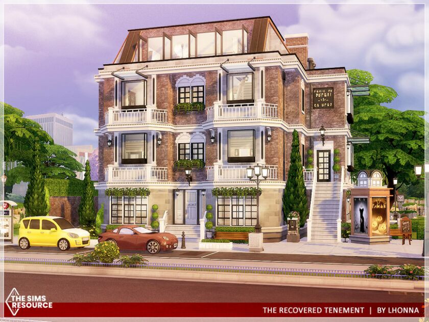 The Recovered Tenement 7 sims 4 cc the recovered tenement no cc by lhonna 2