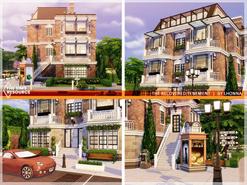 The Recovered Tenement 6 sims 4 cc the recovered tenement no cc by lhonna 3