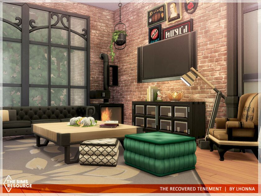 The Recovered Tenement 5 sims 4 cc the recovered tenement no cc by lhonna 4