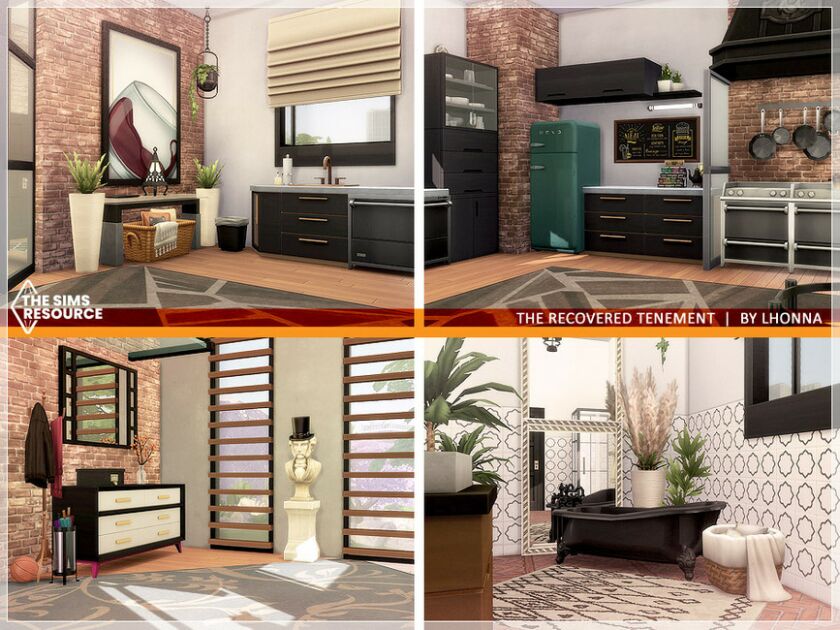 The Recovered Tenement 4 sims 4 cc the recovered tenement no cc by lhonna 6
