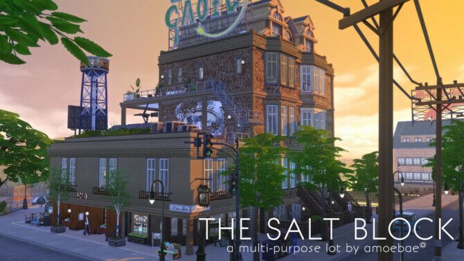 The Salt Block Multi-Purpose NO CC LOT 1 The Salt Block Multi-Purpose NO CC LOT Sims 4 CC