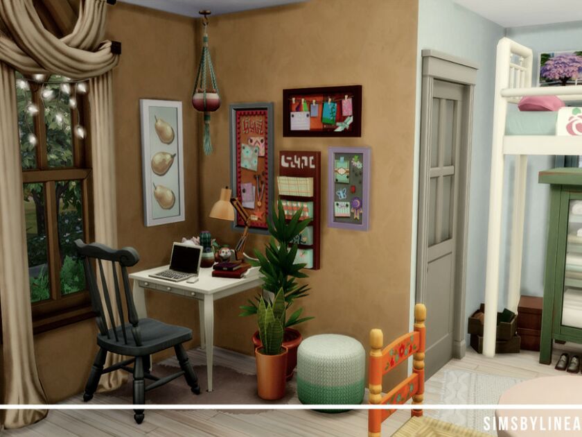 Tiny Rainbow Cottage By Simsbylinea 4 sims 4 cc tiny rainbow cottage by simsbylinea 4
