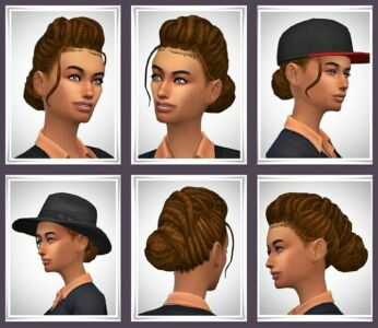 Tisha Dreads Hair Sims 4 CC