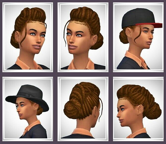 Tisha Dreads Hair 1 Tisha Dreads Hair Sims 4 CC