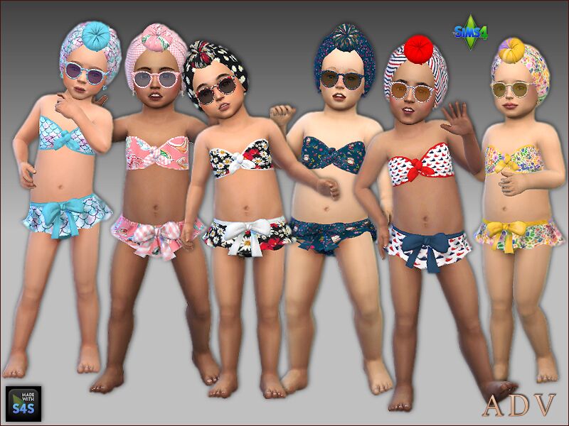 Toddler Swimwear And Accessories 1 Toddler Swimwear And Accessories Sims 4 CC