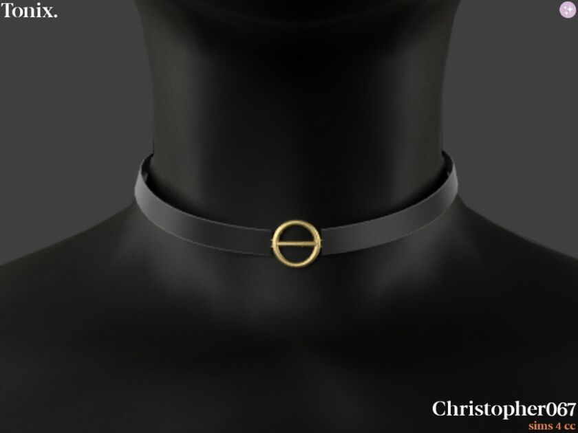 Tonix Choker / Christopher067 (Updated) By Christopher067 3 sims 4 cc tonix choker christopher067 updated by christopher067 3
