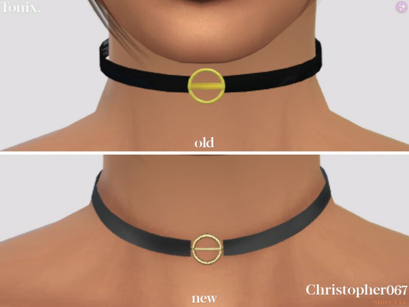 Tonix Choker / Christopher067 (Updated) By Christopher067 2 sims 4 cc tonix choker christopher067 updated by christopher067 4