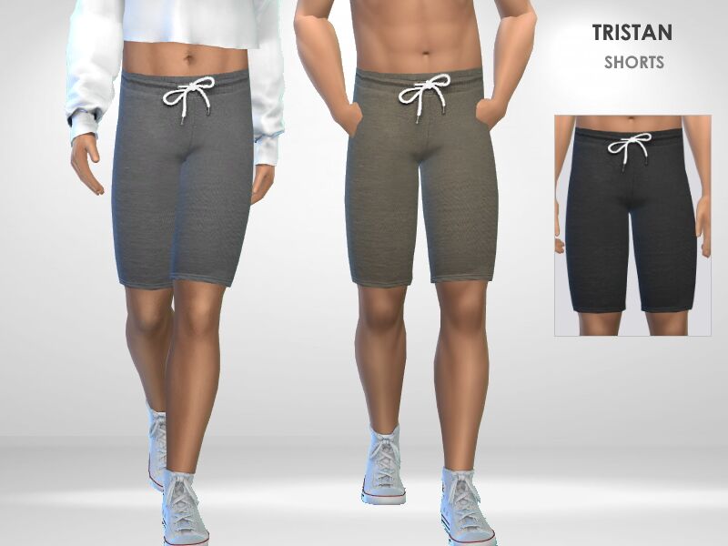Tristan Shorts By Puresim 1 Tristan Shorts By Puresim Sims 4 CC