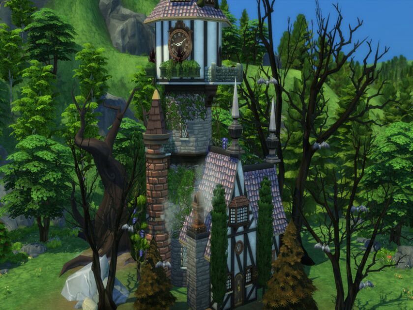 Vampire Tower By Susancho93 7 sims 4 cc vampire tower by susancho93 2