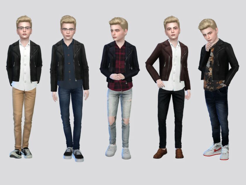 Vesper Leather Jacket Boys By Mclaynesims 1 Vesper Leather Jacket Boys By Mclaynesims Sims 4 CC