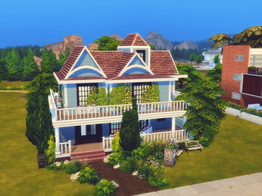 Victorian Blue Shell- NO CC By Genkaiharetsu 5 sims 4 cc victorian blue shell no cc by genkaiharetsu 4