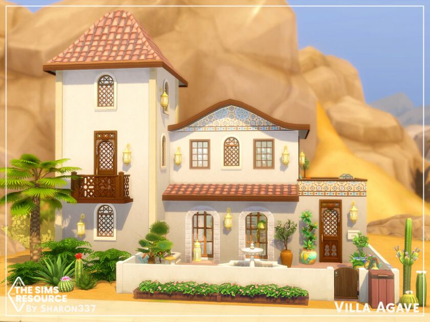 Villa Agave By Sharon337 1 Villa Agave By Sharon337 Sims 4 CC