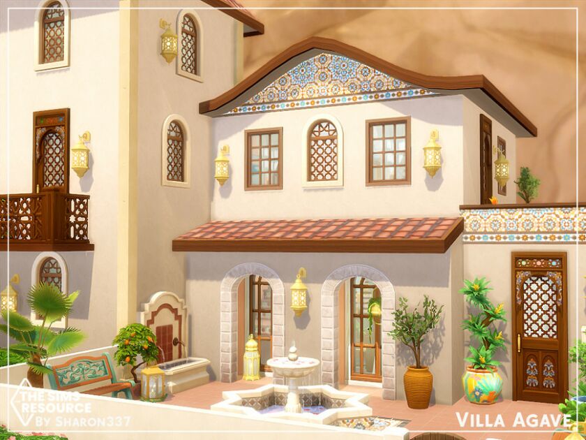 Villa Agave By Sharon337 7 sims 4 cc villa agave by sharon337 2