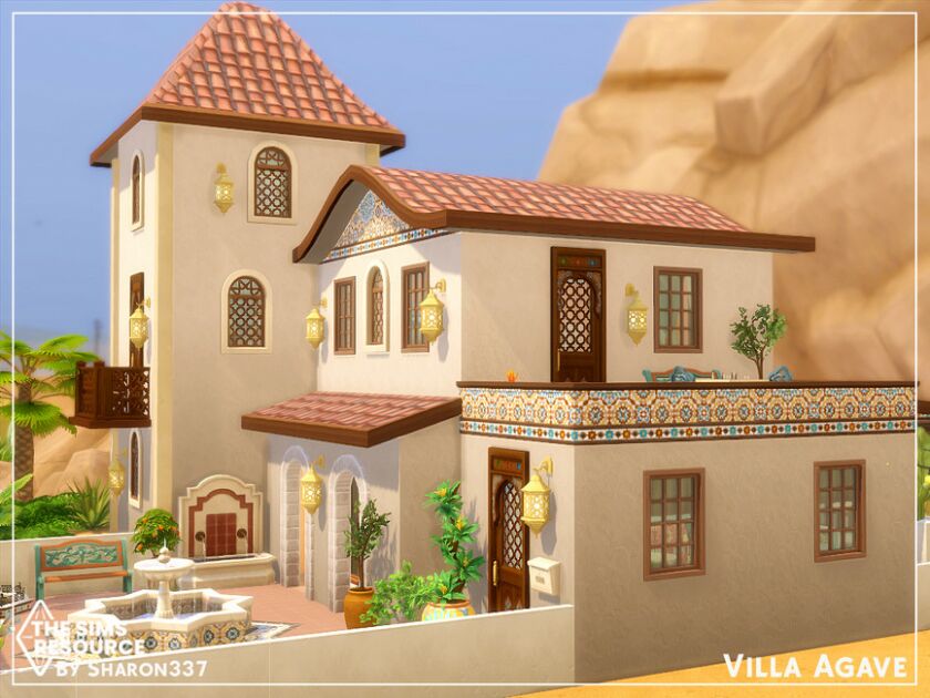 Villa Agave By Sharon337 6 sims 4 cc villa agave by sharon337 4