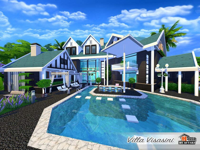 Villa Visasini Nocc By Autaki 1 Villa Visasini Nocc By Autaki Sims 4 CC