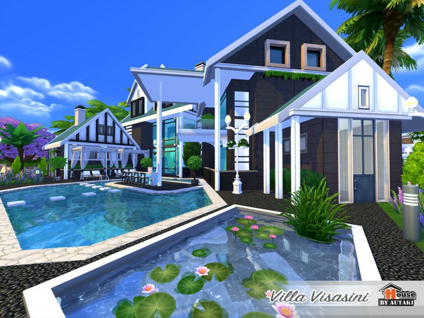 Villa Visasini Nocc By Autaki 6 sims 4 cc villa visasini nocc by autaki 2