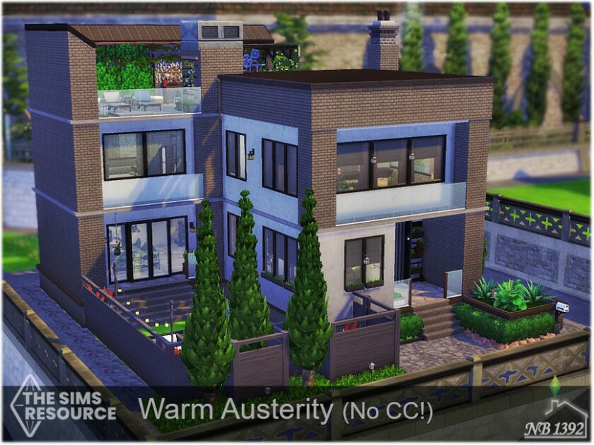 Warm Austerity (NO CC!) By Nobody1392 1 Warm Austerity (NO CC!) By Nobody1392 Sims 4 CC