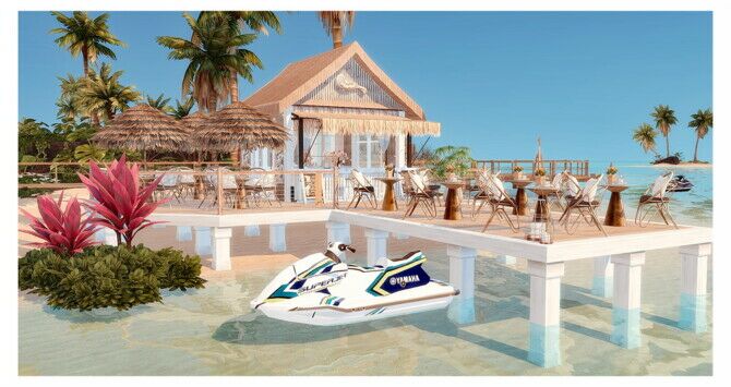 Yamaha Jetski EA Recolor 1 Yamaha Jetski EA Recolor Sims 4 CC