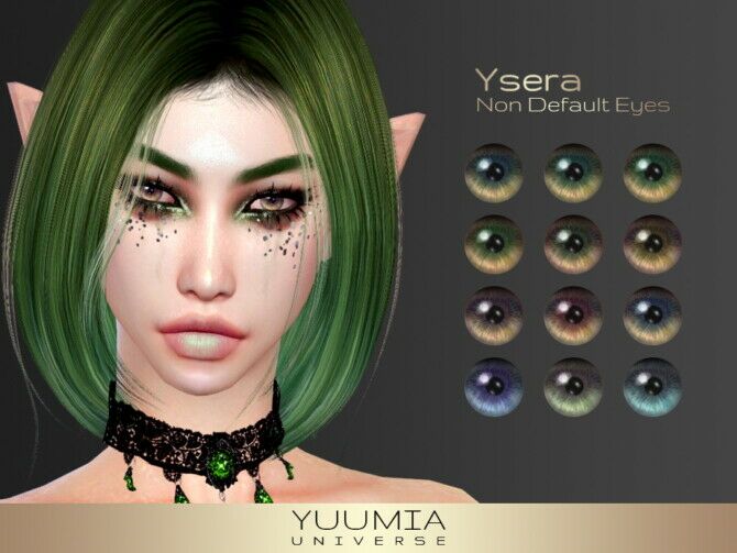 Ysera NON Default Eyes 1 Ysera NON Default Eyes Sims 4 CC