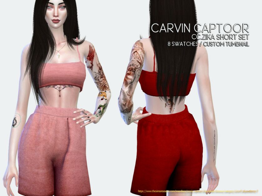 Zika Short SET 1 Zika Short SET Sims 4 CC
