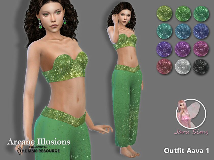 Arcane Illusions – Outfit Aava 1 Sims 4 CC