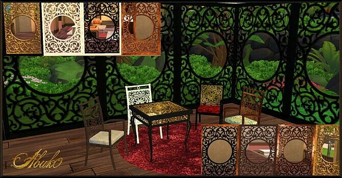 Bagico Garden SET 1 Bagico Garden SET Sims 4 CC