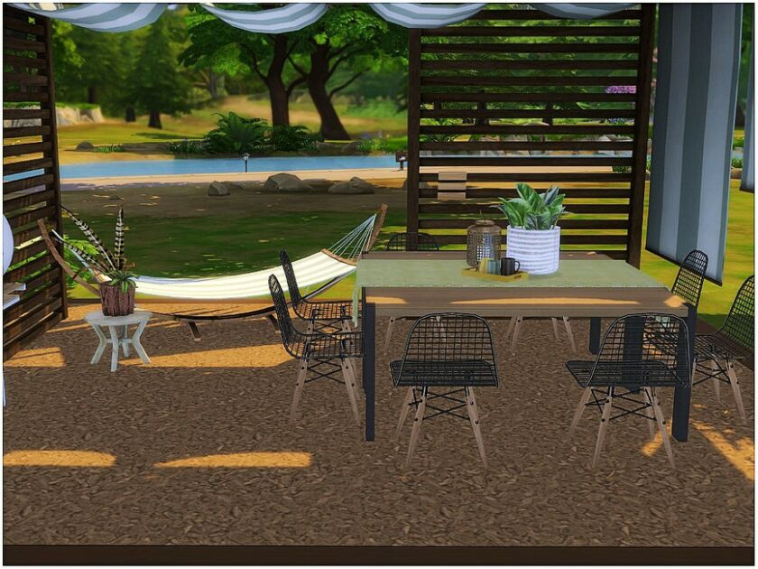 BBQ Deck By Lotsbymanal 2 sims 4 cc bbq deck by lotsbymanal 2
