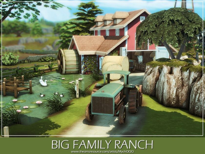 BIG Family Ranch By Mychqqq 4 sims 4 cc big family ranch by mychqqq 5