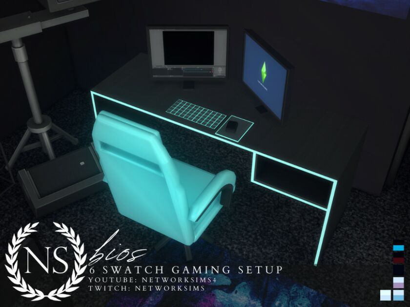 Bios Gaming Setup 1 Bios Gaming Setup Sims 4 CC
