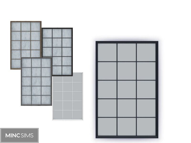 Brightside Window C V1 1 Brightside Window C V1 Sims 4 CC