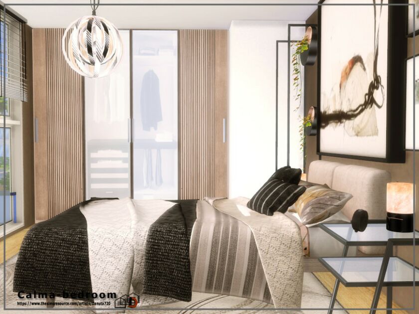 Calma-Bedroom By Danuta720 3 sims 4 cc calma bedroom by danuta720 4