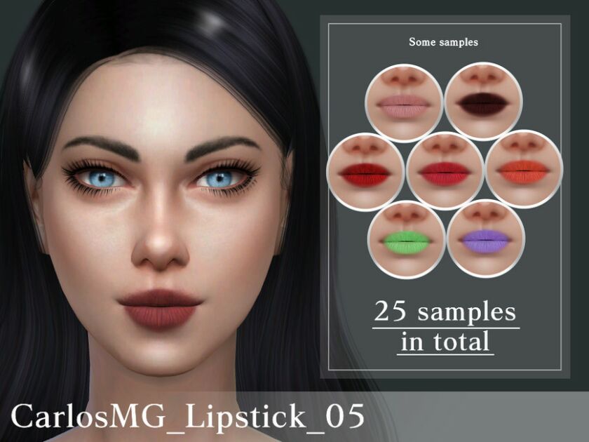 Carlosmg_Lipstick_05 By Carlosmg Sims 4 CC